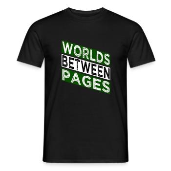 reading lists geek literary community joke - Männer T-Shirt - Schwarz - Vorne - AI Model Male 178 light (178cm)