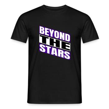 anniversaire cadeau idée exploration citations - T-shirt homme - noir - Devant - AI Model Male 178 light (178cm)