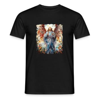 jesus bibel christliche religion christliches kreuz christlich - Männer T-Shirt - Schwarz - Vorne - AI Model Male 178 light (178cm)
