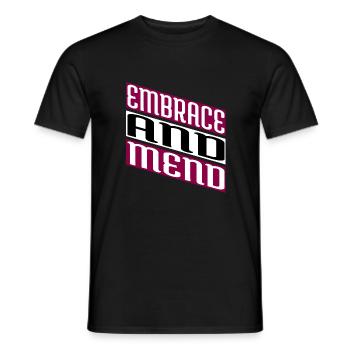 spiritual healing gift emotional healing - Men's T-Shirt - black - Front - AI Model Male 178 light (178cm)
