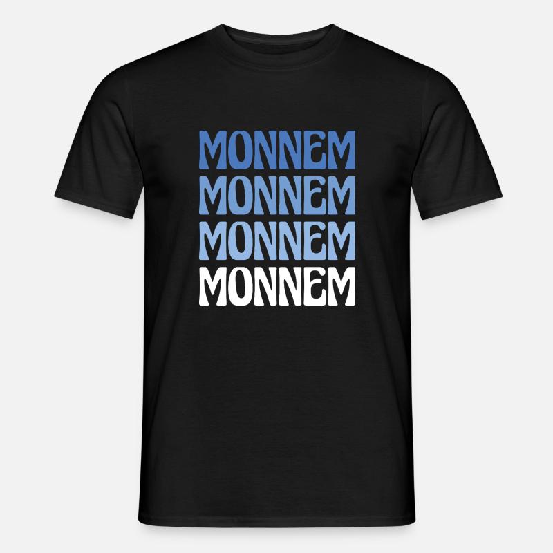 Monnem Mannheim Dialect Gift - T-shirt homme - noir