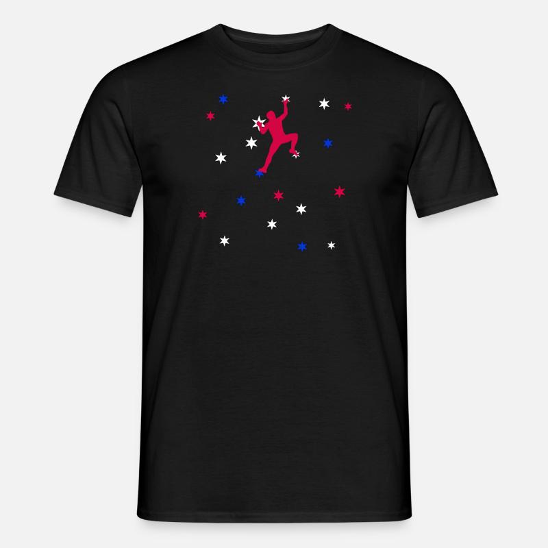 Klettern Bergsteigen Bergsteigen - Männer T-Shirt - Schwarz