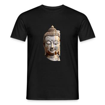 Buddha - Männer T-Shirt - Schwarz - Vorne - AI Model Male 178 light (178cm)