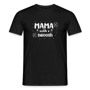 Mama Muttertag Geschenkidee Schwanger - Männer T-Shirt - Schwarz - Vorne - AI Model Male 178 light (178cm)