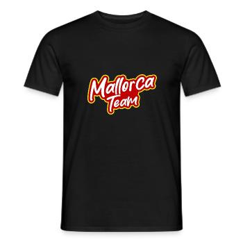 Mallorca Team - Men's T-Shirt - black - Front - AI Model Male 178 light (178cm)
