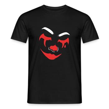Trauriger Clown Entertainer Gift - Männer T-Shirt - Schwarz - Vorne - AI Model Male 178 light (178cm)