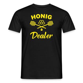 Honig Dealer Imker - Männer T-Shirt - Schwarz - Vorne - AI Model Male 178 light (178cm)
