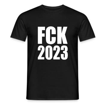 Fck 2023 - T-shirt homme - noir - Devant - AI Model Male 178 light (178cm)