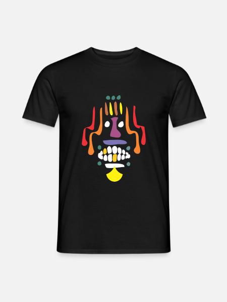 African smile - T-shirt homme - noir