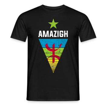Amazigh - Men's T-Shirt - black - Front - AI Model Male 178 light (178cm)