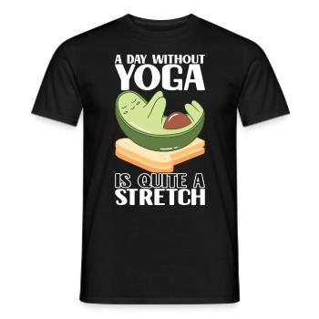 Avocado Toast - Männer T-Shirt - Schwarz - Vorne - AI Model Male 178 light (178cm)