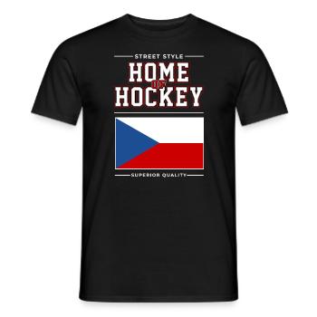 La maison du hockey - T-shirt homme - noir - Devant - AI Model Male 178 light (178cm)