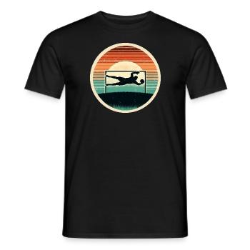 Gardien de but Gardien de but Football - T-shirt homme - noir - Devant - AI Model Male 178 light (178cm)