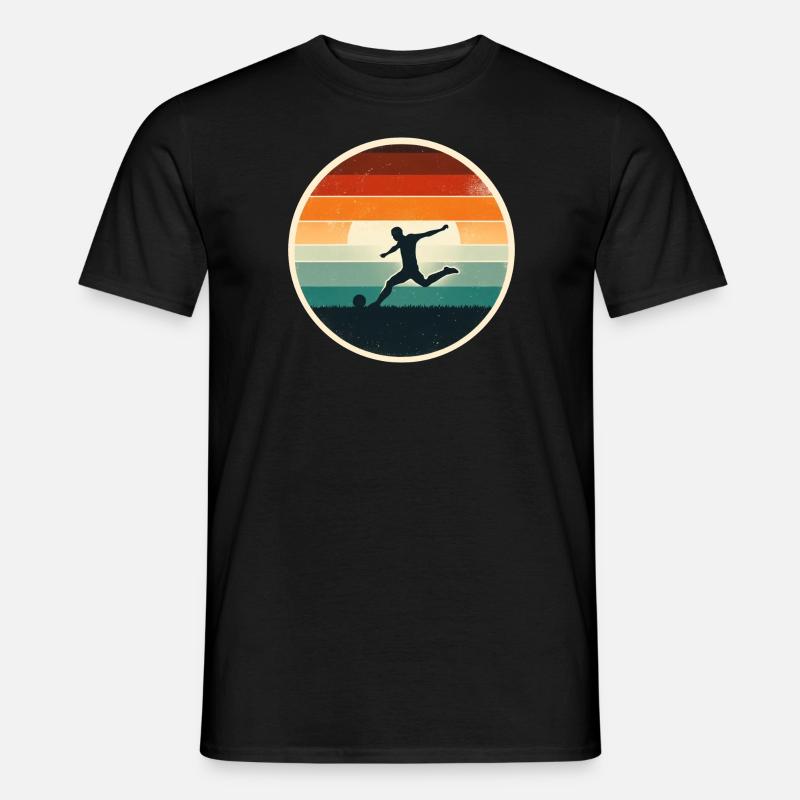 Fussball - Männer T-Shirt - Schwarz