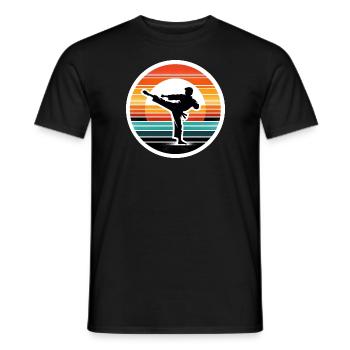 Judo - Men's T-Shirt - black - Front - AI Model Male 178 light (178cm)