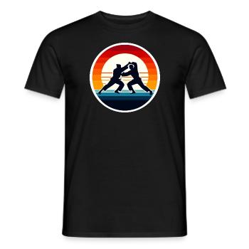 Judo - T-shirt homme - noir - Devant - AI Model Male 178 light (178cm)