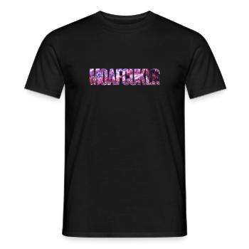 Moafcuker - Männer T-Shirt - Schwarz - Vorne - AI Model Male 178 light (178cm)