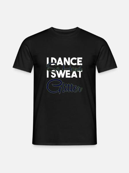 Walzer Paartanz - Männer T-Shirt - Schwarz