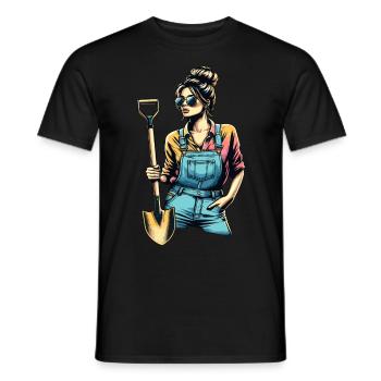 Garten Geschenk Gärtnerin Geburtstag Geschenk - Männer T-Shirt - Schwarz - Vorne - AI Model Male 178 light (178cm)