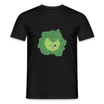 Kawaii Face Kawaii Costume Kawaii - Men's T-Shirt - black - Front - AI Model Male 178 light (178cm)