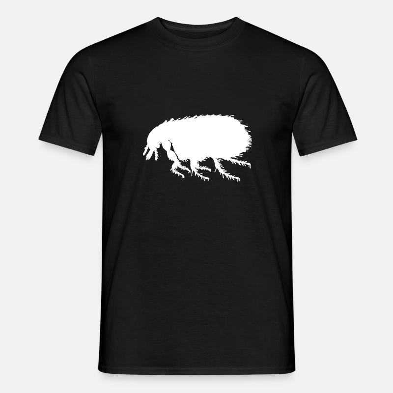 Floh - Männer T-Shirt - Schwarz
