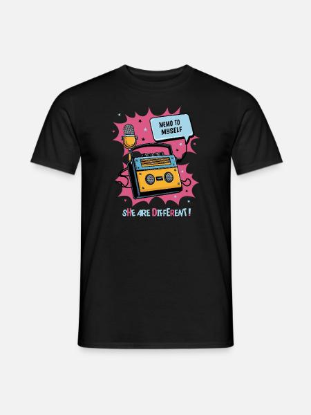 They are different ! - Men's T-Shirt - black