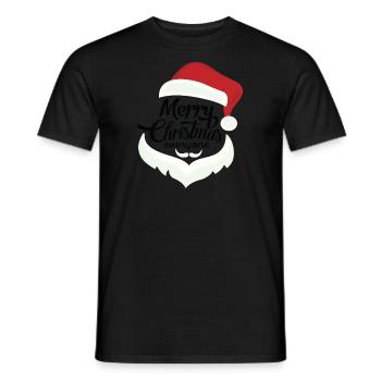 Noël - T-shirt homme - noir - Devant - AI Model Male 178 light (178cm)