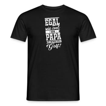 Golfer Shirt · Golf · Dad Gift - Men's T-Shirt - black - Front - AI Model Male 178 light (178cm)