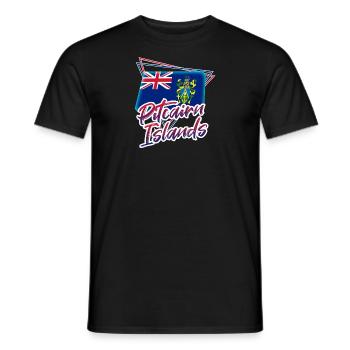 Pitcairn Islands - Men's T-Shirt - black - Front - AI Model Male 178 light (178cm)