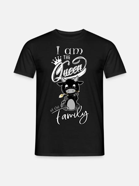 Vache d'herens, eringer, ich bin die Königin... - Männer T-Shirt - Schwarz