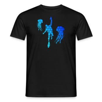 Scuba Tauchen Scuba Diver Free Dive Scuba Taucher - Männer T-Shirt - Schwarz - Vorne - AI Model Male 178 light (178cm)