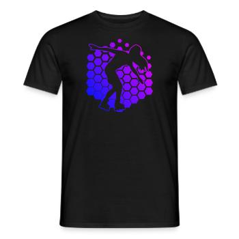 Patinage à roulettes masculin Féminin Roller Skating - T-shirt homme - noir - Devant - AI Model Male 178 light (178cm)