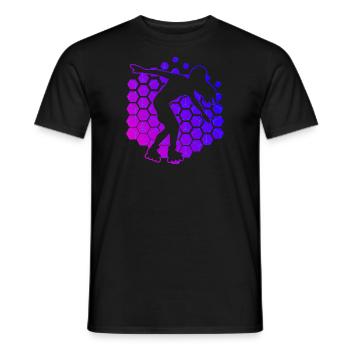 Rollerskate Roller Skating Rollerskaten Roller Ska - T-shirt homme - noir - Devant - AI Model Male 178 light (178cm)