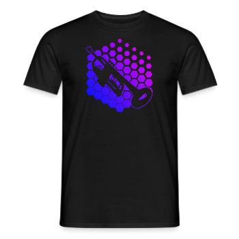 Trumpet Player Trumpet Playing Trumpeter - Men's T-Shirt - black - Front - AI Model Male 178 light (178cm)