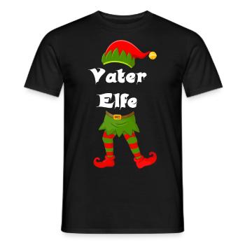 Vater Elfe - Männer T-Shirt - Schwarz - Vorne - AI Model Male 178 light (178cm)