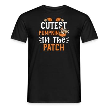 Cutest Pumpkin In The Patch - Men's T-Shirt - black - Front - AI Model Male 178 light (178cm)
