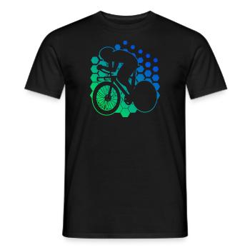 Road Cycling Road Bike Road Bike Mens Road Bike - Men's T-Shirt - black - Front - AI Model Male 178 light (178cm)