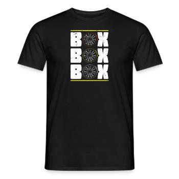 Box Box Box Formel Rennen | Renn-Party - Männer T-Shirt - Schwarz - Vorne - AI Model Male 178 light (178cm)