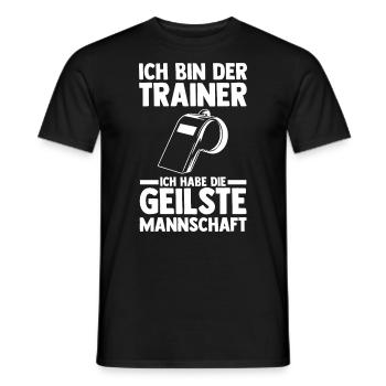 Sportmannschaft Trainer - Männer T-Shirt - Schwarz - Vorne - AI Model Male 178 light (178cm)