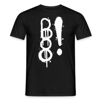 Buhruf! Cooles blutiges Halloween - Männer T-Shirt - Schwarz - Vorne - AI Model Male 178 light (178cm)