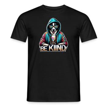 Cool-Dog Sommer Vibes - Männer T-Shirt - Schwarz - Vorne - AI Model Male 178 light (178cm)
