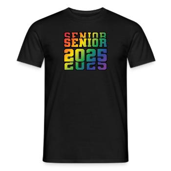 Senior 2025 Retired Retirement - Männer T-Shirt - Schwarz - Vorne - AI Model Male 178 light (178cm)