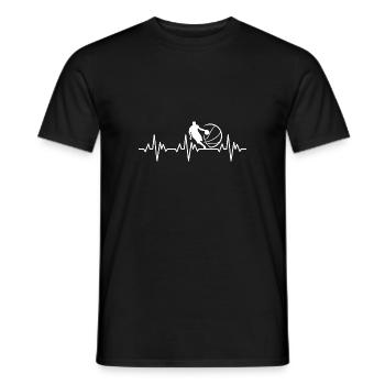 Basketball Sport Basketballer Geschenkidee - Männer T-Shirt - Schwarz - Vorne - AI Model Male 178 light (178cm)