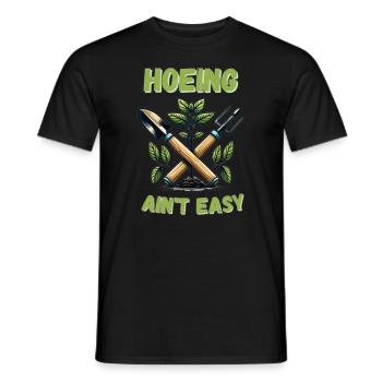 Funny Saying Gardening Ambiguous Garden - Men's T-Shirt - black - Front - AI Model Male 178 light (178cm)
