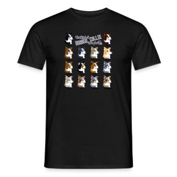 What Kind Of Border? - Men's T-Shirt - black - Front - AI Model Male 178 light (178cm)