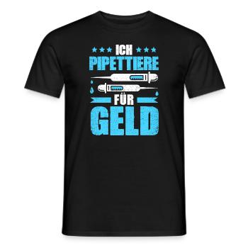 Biochemie Biologie Biochemiker Biologe Geschenk - Männer T-Shirt - Schwarz - Vorne - AI Model Male 178 light (178cm)