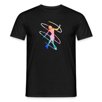 Eiskunstläuferin Eiskunstlaufen Eislauf - Männer T-Shirt - Schwarz - Vorne - AI Model Male 178 light (178cm)