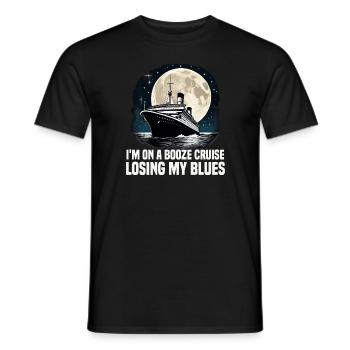 Im On A Booze Cruise Cruise Ship Vacation Group - Männer T-Shirt - Schwarz - Vorne - AI Model Male 178 light (178cm)