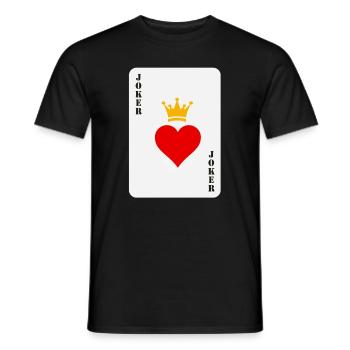 Joker - Männer T-Shirt - Schwarz - Vorne - AI Model Male 178 light (178cm)