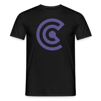 C Clothing Brand - Men's T-Shirt - black - Front - AI Model Male 178 light (178cm)